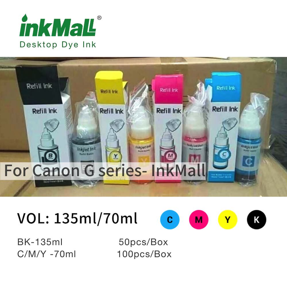 Dye ink for Canon G Pixma Series